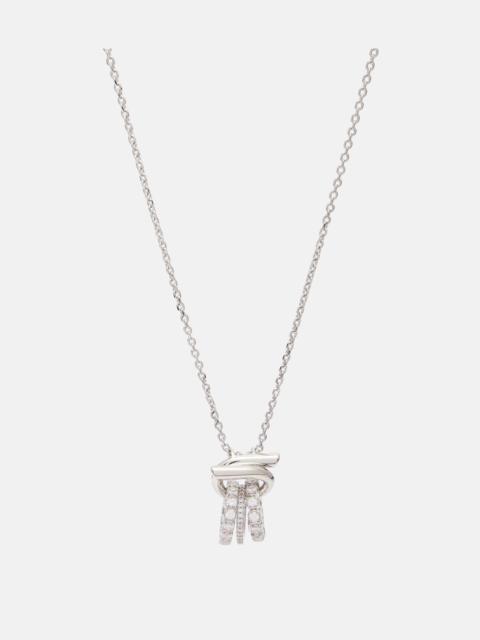 FERRAGAMO Gancini crystal-embellished necklace