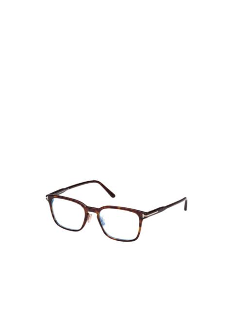 TOM FORD T-logo rectangle-frame glasses