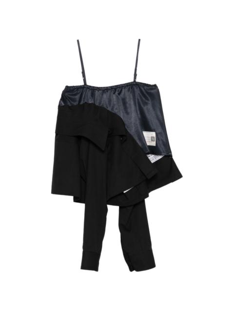 Maison MIHARAYASUHIRO panelled blouse