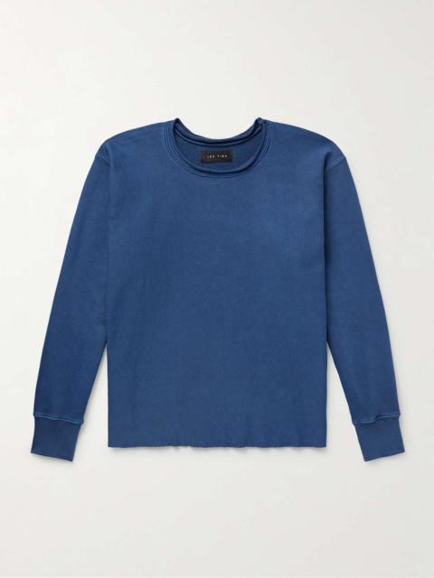 LES TIEN Garment-Dyed Cotton-Jersey Sweatshirt