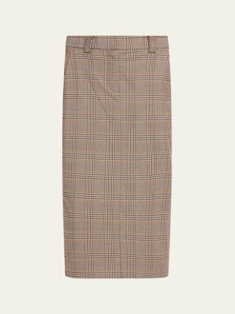 RAMY BROOK Clarissa Plaid Midi Skirt