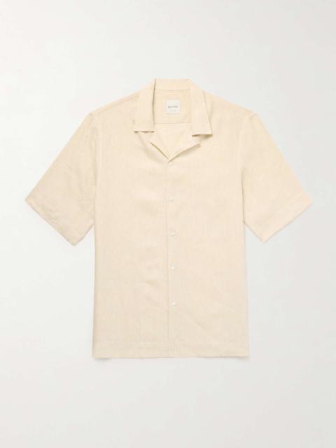 Paul Smith Convertible-Collar Linen Shirt