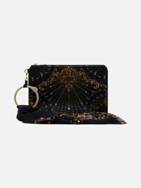 CAMILLA RING SCARF CLUTCH