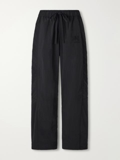 NAHMIAS Logo-Appliquéd Straight-Leg Shell Sweatpants