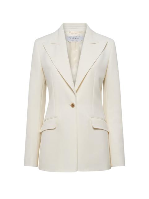 GABRIELA HEARST Leiva Blazer in Ivory Sportswear Wool