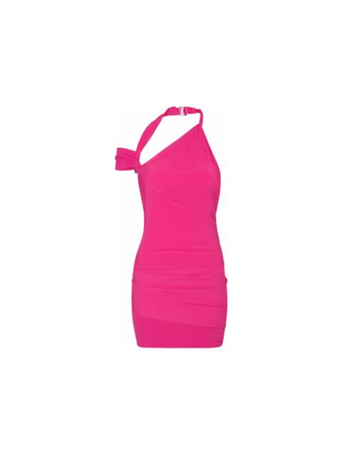JACQUEMUS Jacquemus x Nike La Robe Drapée Dress Dark Pink