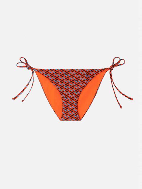 Greca Signature Print Bikini Bottom