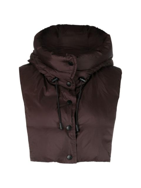 Yves Salomon padded hooded bib