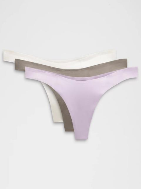 lululemon Wundermost Ultra-Soft Nulu Dipped-Waist Thong Underwear *3 Pack