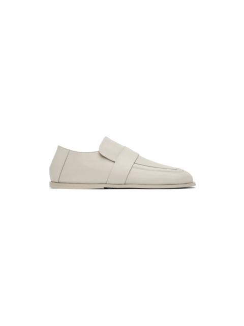 White Spatola Loafers