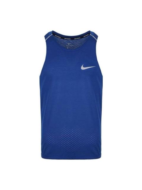 Nike Nike Knit Breathable Sleeveless Vest 'Blue' AQ9918-438