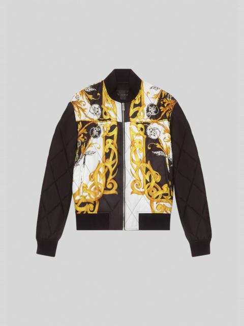 VERSACE Barocco Acanthus Print Bomber Jacket