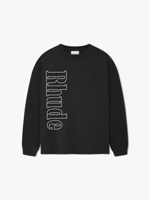Rhude RHUDE SIDE LOGO LS TEE