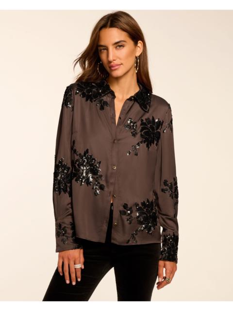 RAMY BROOK Sara Button Down Embellished Shirt