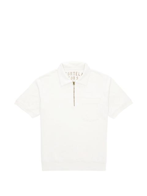 FORTELA Yalepm short-sleeve zip polo shirt