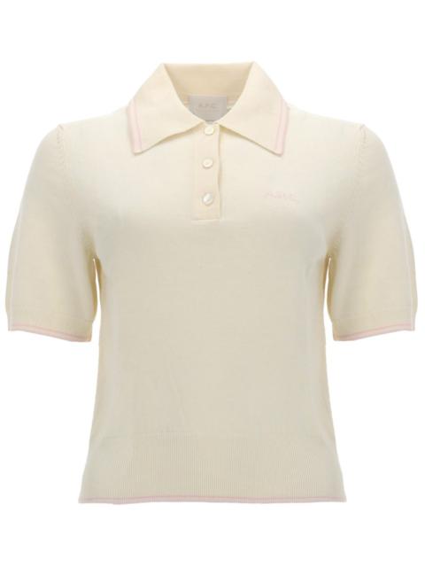 A.P.C. POLO LISA IN COTONE