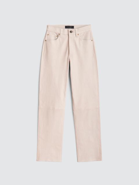 Harlow Leather Pant
Straight Fit