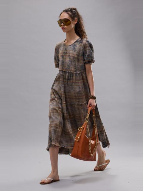 R13 SHREDDED RELAXED MIDI