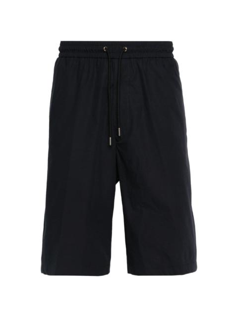 drawstring-waist organic-cotton shorts
