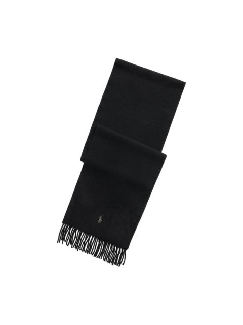 Polo Ralph Lauren wool fringed scarf