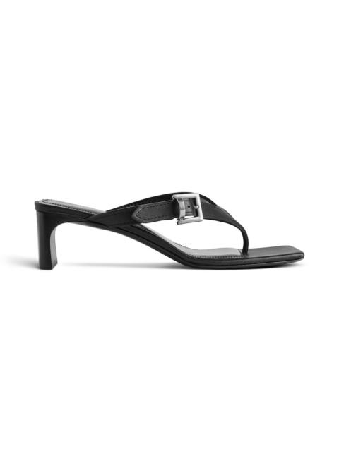 BALENCIAGA Women's Bel Air 50mm Sandal in Black