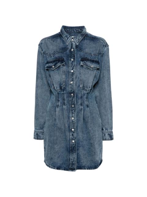 Isabel Marant Liliko denim shirt minidress