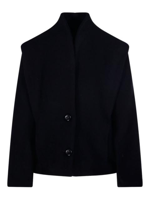 Isabel Marant Étoile Dyogo padded-shoulder button coat