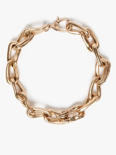 Max Mara Metal chain necklace
