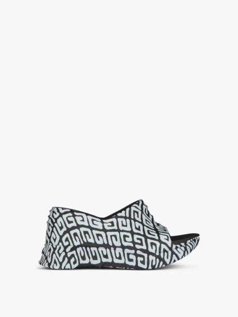 Givenchy MARSHMALLOW SANDALS IN RUBBER WITH TAG EFFECT 4G PRINT