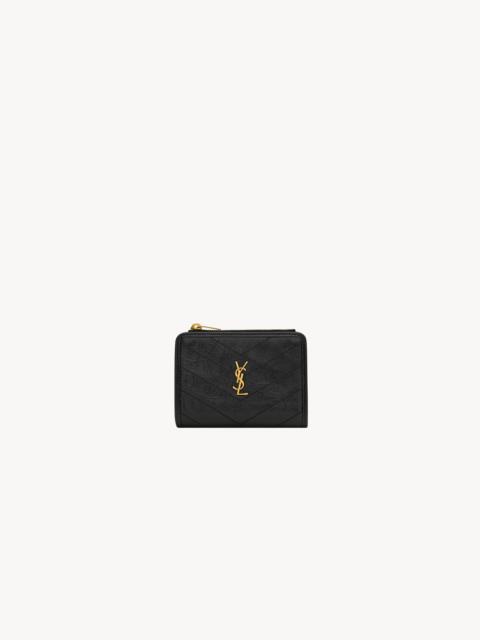 SAINT LAURENT NIKI BI-FOLD WALLET IN VINTAGE LEATHER