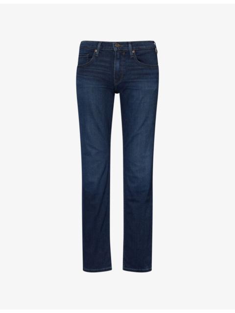 PAIGE Transcend Federal 34-inch Slim Straight Jeans