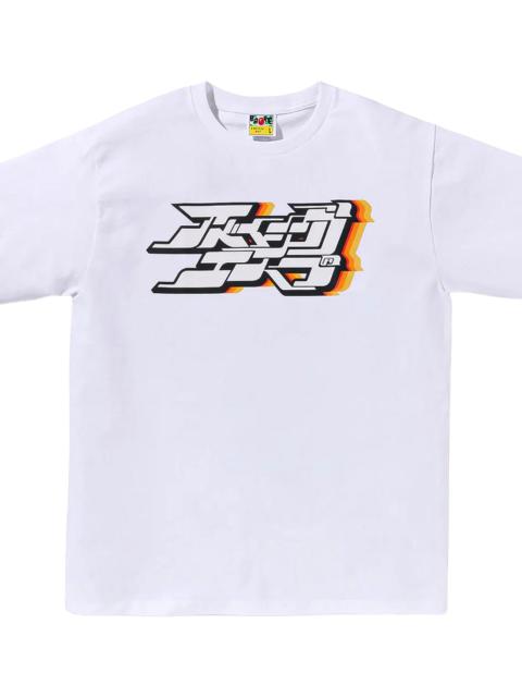 A BATHING APE® Japanese Graffiti Letter Tee "White" BAPE103