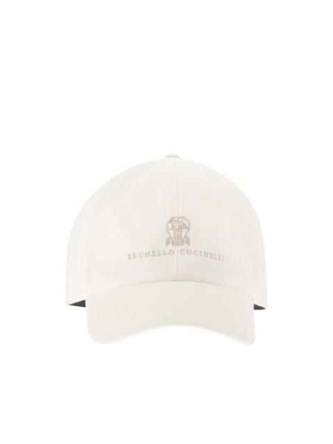 logo-embroidered baseball cap