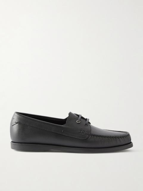 Brioni Leather Boat Shoes