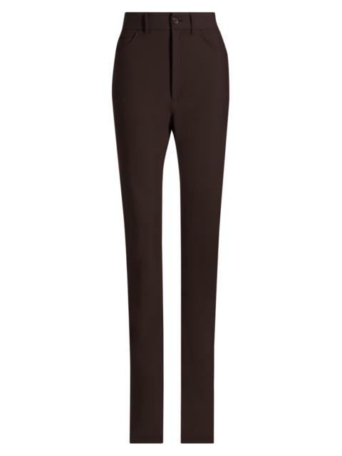 RONNY KOBO Women's Berit Solid Pants - Brown