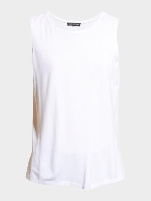 EILEEN FISHER Scoop-Neck Jersey Knit Tank Top