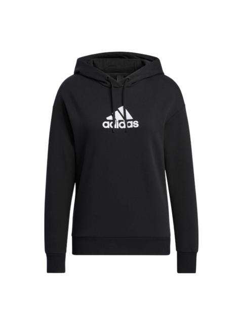 adidas (WMNS) adidas Logo Hoodie 'Black' HM7069