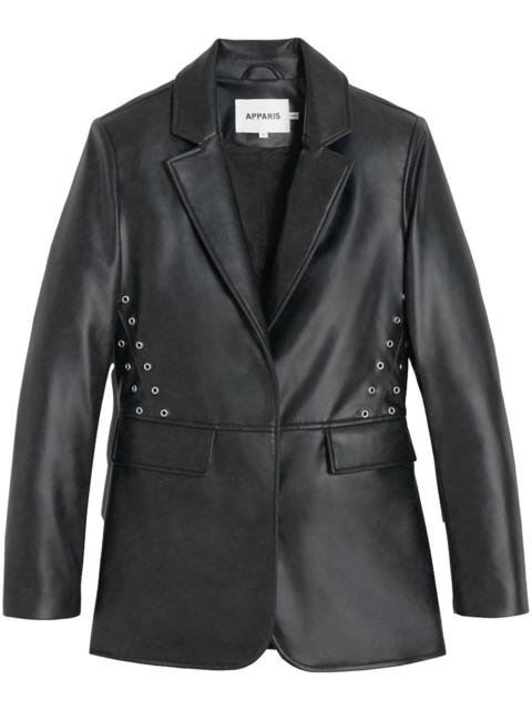 APPARIS faux-leather blazer