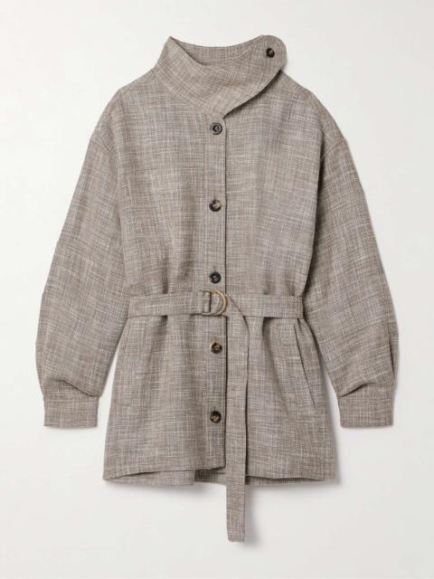 Loro Piana Belted wool-blend jacket