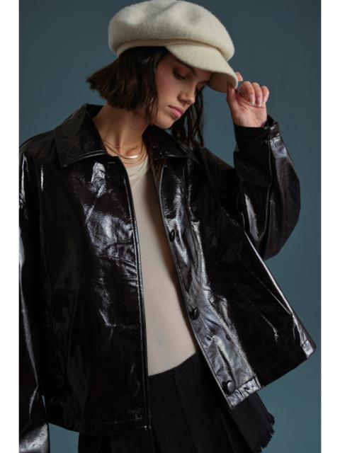 FREE PEOPLE Phoebe Slouchy Lieutenant Cap