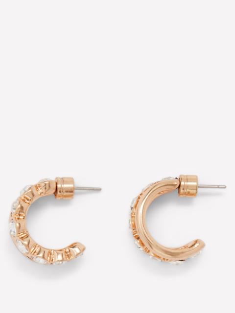 BODEN Small Jewel Hoops-Clear