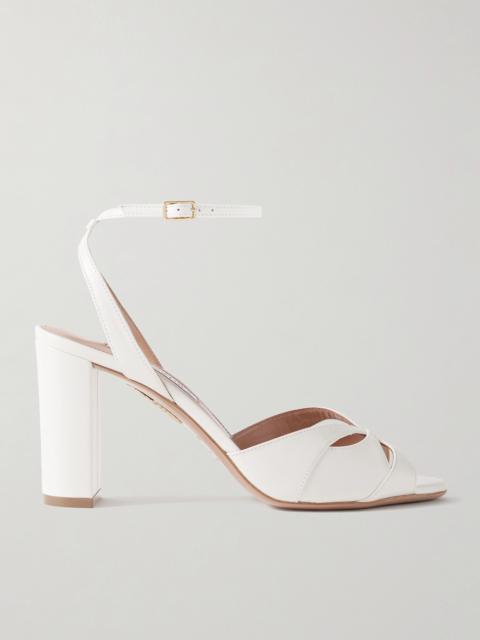 AQUAZZURA Moves 85 Leather Sandals