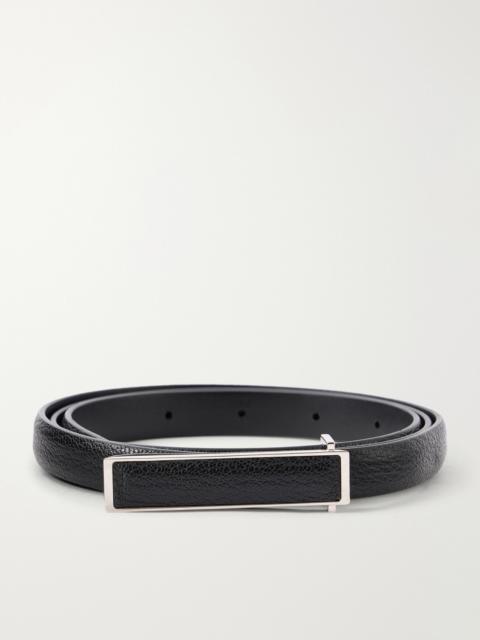 TOM FORD 1.5cm Full-Grain Leather Belt