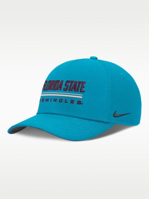 Nike Florida State Sideline Practice Rise Men's Nike Dri-FIT College Adjustable Hat