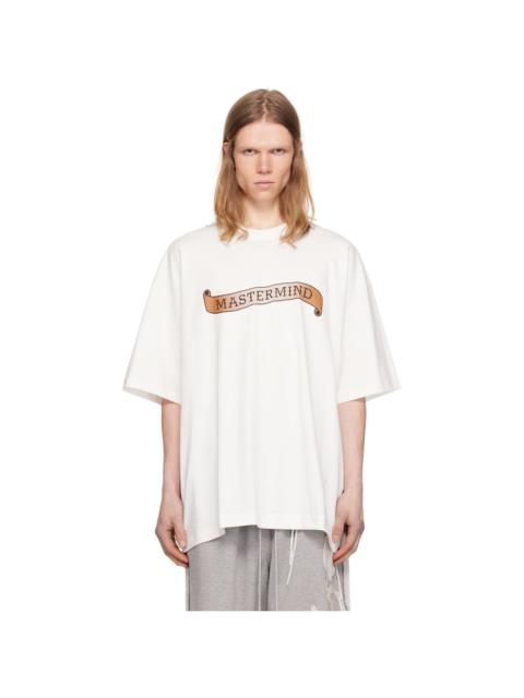 MASTERMIND WORLD White Oversized Skull Tattoo T-shirt