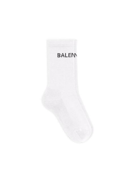 BALENCIAGA Women's Balenciaga Socks in White/black
