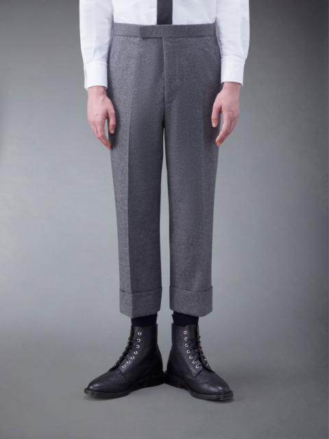 Flannel Low Rise Drop Crotch Backstrap Trouser