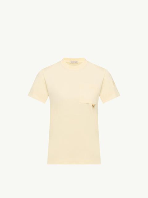 Moncler Metal Logo Cotton T-Shirt