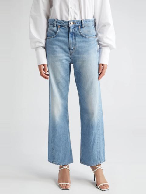 Curved Organic Cotton Denim Jeans