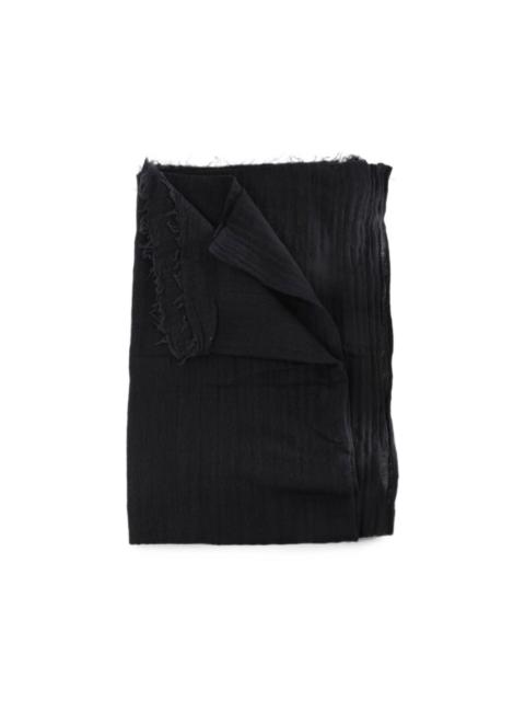 Rick Owens frayed scarf